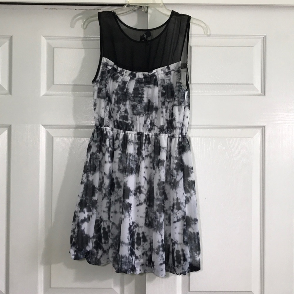 Aqua Tie Dye Mini Dress M